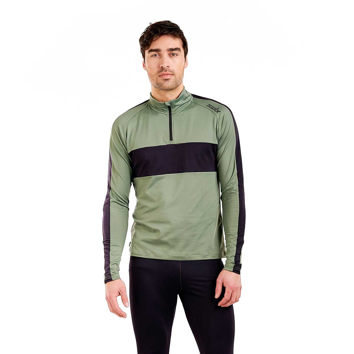 Swix Tista 1/2 Zip Top Men's in Sea Spray